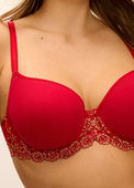 Biustonosz Wacoal EMBRACE LACE WA853191947 Uw Contour Bra Grandalia Red/rose Gold