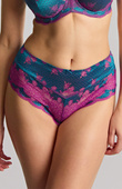 Wysokie majtki Panache CLARA 7258 Deep Brief Teal/Magenta