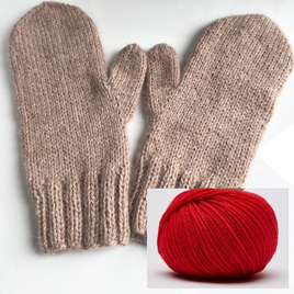 Wełniane Rękawiczki Kaszmir i Alpaka 564 Gerbera