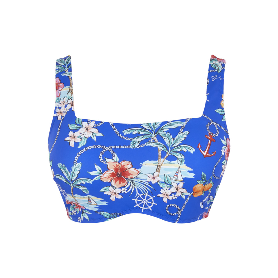 Biustonosz kąpielowy Panache PARADISO SW1862B GINA Square Neck Bikini Top Paradiso Print