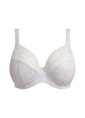 Biustonosz Elomi LUCIE EL4490WHE Uw Plunge Bra - Stretch Pale White