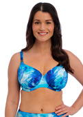 Biustonosz kąpielowy Fantasie SAUNTON SANDS Dazzling Blue FS506001DAZ Uw Gathered Full Cup Bikini Top Dazzling Blue
