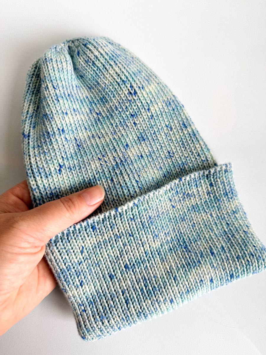 VARELLA – czapka beanie merino wywijana 100 Syreni Śpiew
