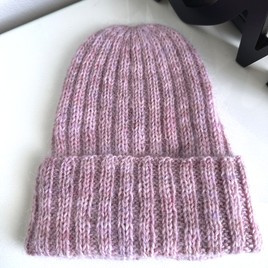 DAISY – limitowana czapka beanie baby merino + moher i jedwab Magnolie