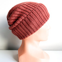 VELLA Beanie-Mütze aus Merinowolle 100% Baby Merino 48 Blush