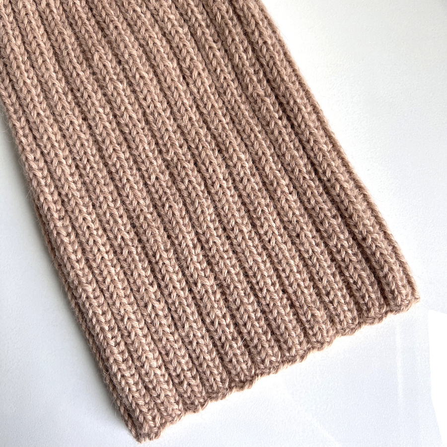 LAURIN – czapka z alpaki 100% damska zimowa 302 Camel
