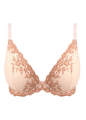 Biustonosz Wacoal EMBRACE LACE WA853291688 Plunge Underwire Bra Angel Wing/rose Dust