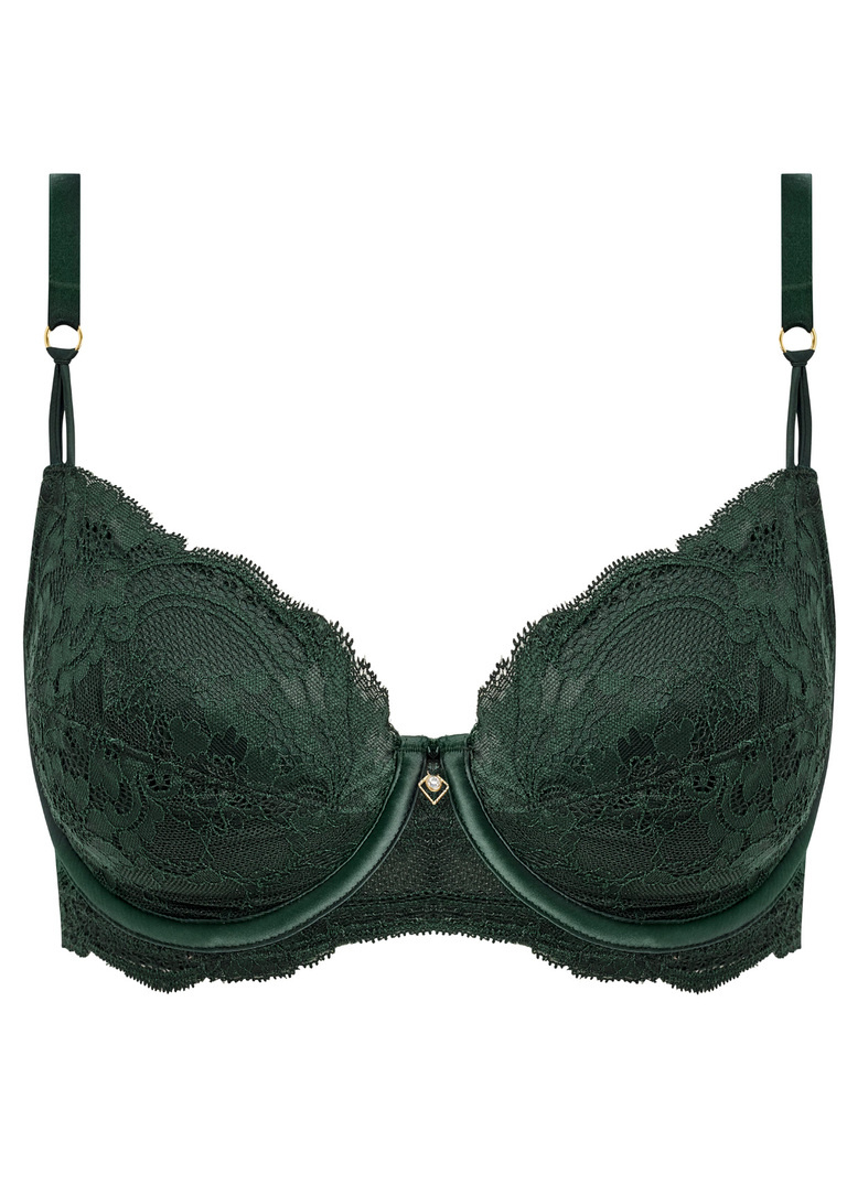 Biustonosz Wacoal NATSUKI LACE WE601306JUR Uw Balcony Bra Juniper