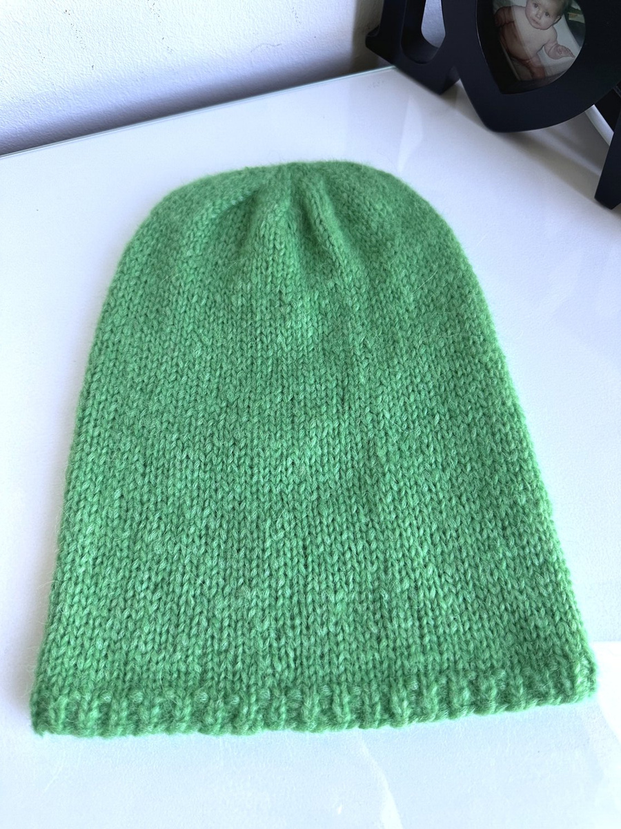 CHMURKA Alpaca Beanie 43 Parrot Green