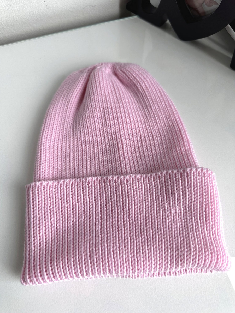 VARELLA – czapka merino beanie 100% Baby Merino 05 Jasny Róż zimowa