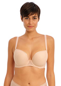 Biustonosz Freya TAILORED AA401131NAE Uw Moulded Plunge T-shirt Bra Natural Beige
