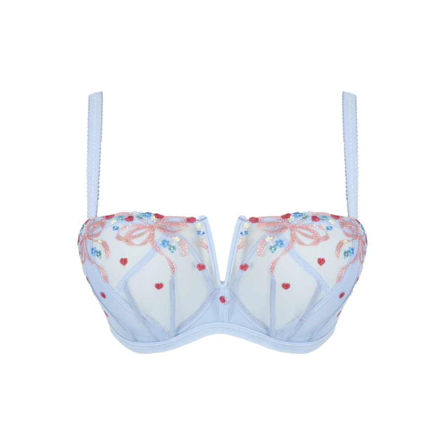 Biustonosz Panache OTTILIE 11150A Balcony Bra Dusky Blue