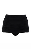 Wysokie figi kąpielowe Panache Swim TULLE SW1969 High Waist Bikini Bottoms Tulle Black