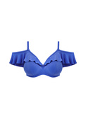 Biustonosz kąpielowy Elomi Swim Plain Sailing ES7282AZE Uw Plunge Bikini Top Azure