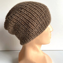 KIARA Beanie-Mütze aus 100% Alpaka 607 Braun