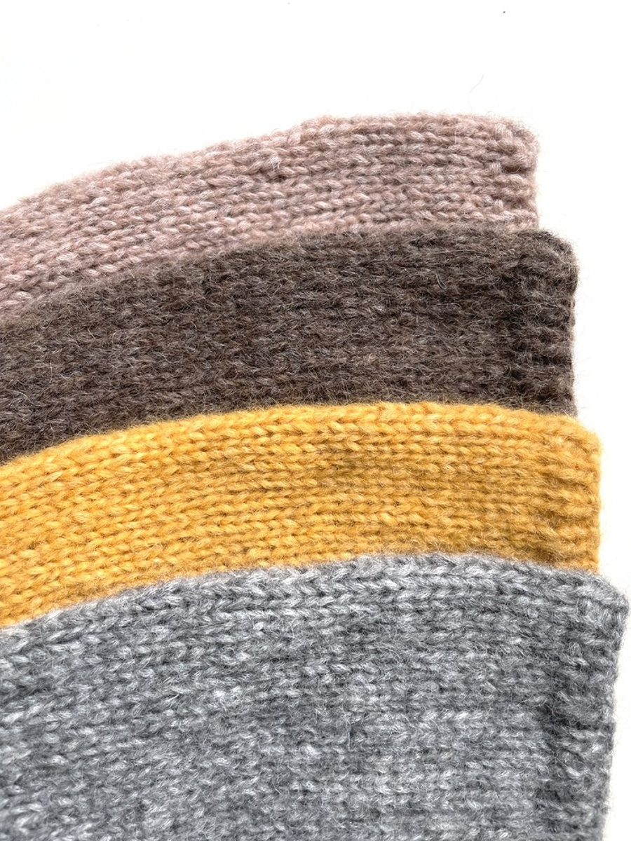 CHMURKA Handmade Women's Alpaca Beanie 34 Różowy Marmur