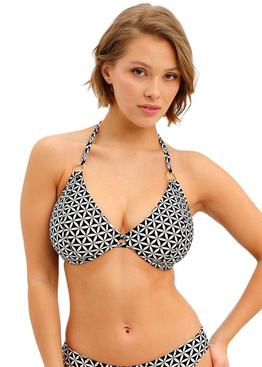 Biustonosz kąpielowy Freya Swim KOH TAO AS207204BLK Uw Halter Bikini Top Black
