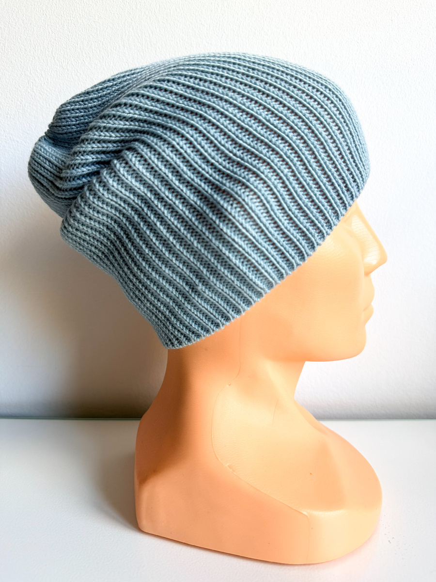 VARELLA Merino Wool Beanie 100% Baby Merino 43 Jasny Morski