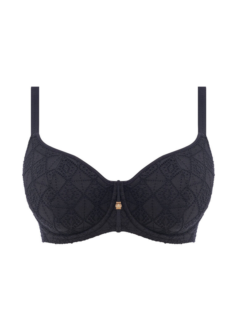 Biustonosz kąpielowy Freya Swim NOMAD NIGHTS AS205403BLK Uw Sweetheart Bikini Top Black