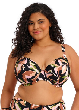Biustonosz kąpielowy Elomi Swim OCEAN AVENUE ES803402MUI Uw Plunge Bikini Top Multi