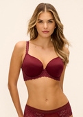 Biustonosz Wacoal RAFFINE WE148004CRI Uw Contour Bra Carmine