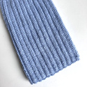 LAURIN – czapka z alpaki damska 100% alpaka 6205 błękitny beanie jesienno-zimowa
