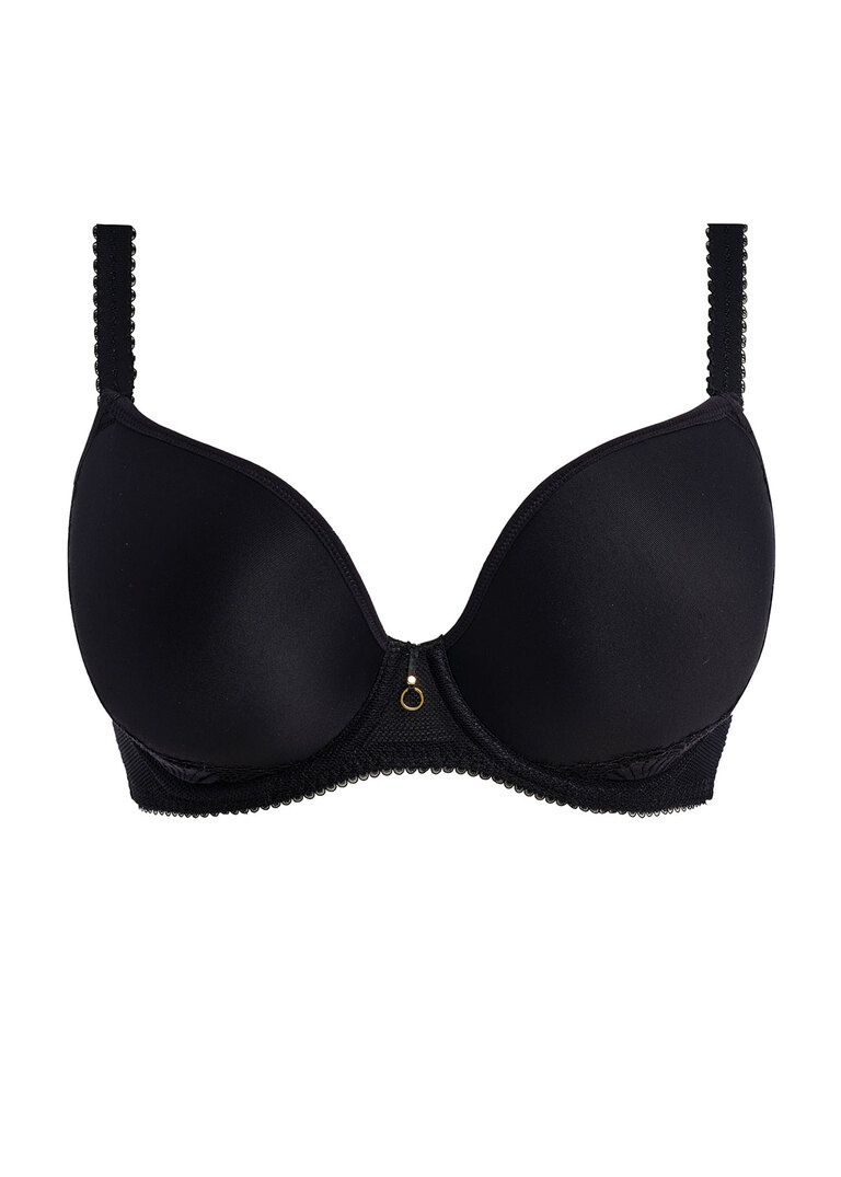 Biustonosz Freya FASCINATE AA403131BLK Uw Moulded Plunge T-shirt Bra Black