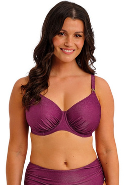 Biustonosz kąpielowy Fantasie PAROS COAST FS506101BER Uw Gathered Full Cup Bikini Top Berry Shimmer