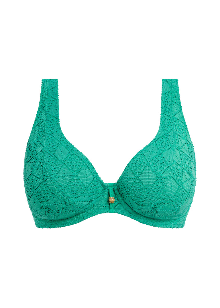 Biustonosz kąpielowy Freya Swim NOMAD NIGHTS AS205413MAR Uw High Apex Bikini Top Marine