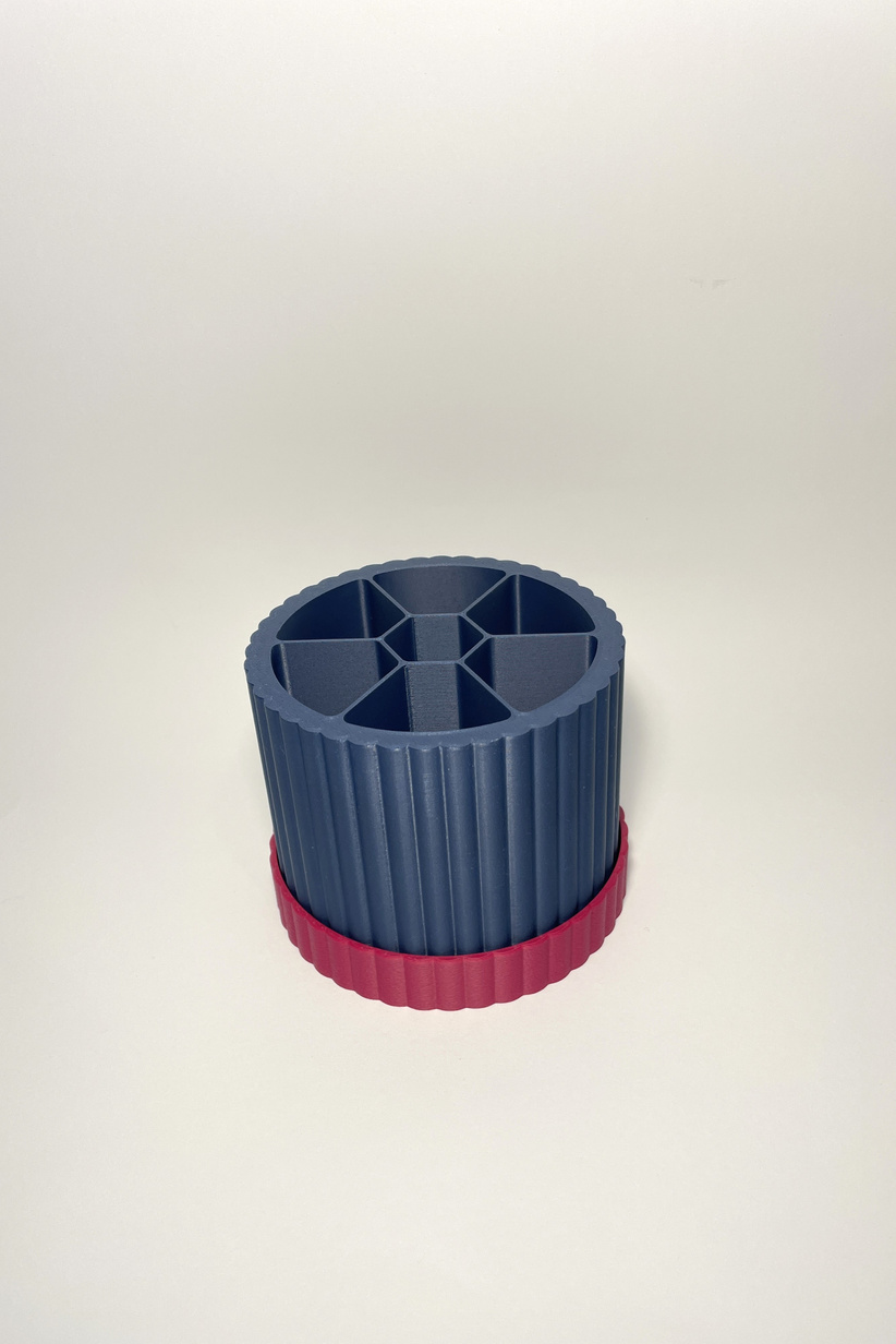 Spin & Sort Rotating Organizer for Crochet Hooks, Pens, Brushes - Lavender Rose