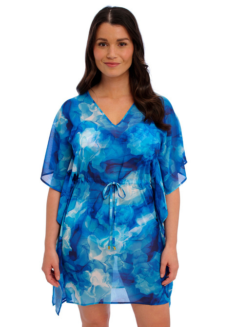 Tunika sukienka plażowa Fantasie Swim SAUNTON SANDS FS506094DAZ Kaftan Dazzling Blue