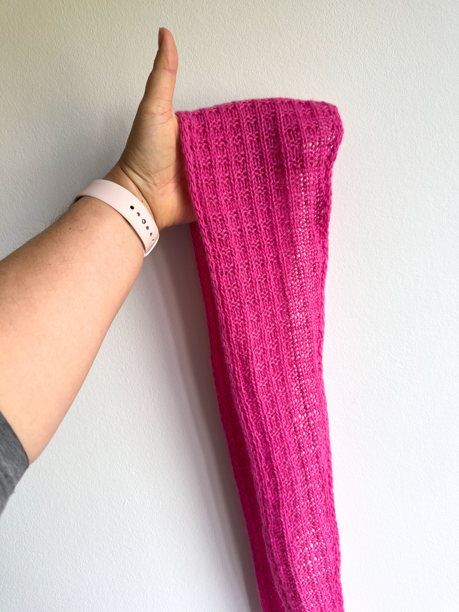 Słodki szalik, apaszka z kaszmiru Nitkowe Love 662 Marilyn