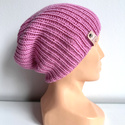 NANA Beanie 100% Baby Merino Wool 07 Pink