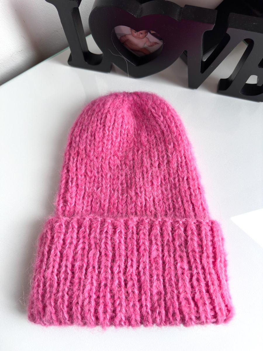 WATA CUKROWA 2.0 Alpaca Beanie 17/9034 Dark Pink