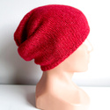 CHMURKA Handmade Alpaca Beanie 64 sorbet malinowy