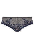 Majtki tanga Wacoal EMBRACE LACE WA848191003 Tanga Black/night Sky
