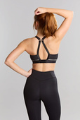 Bezfiszbinowy biustonosz sportowy Panache Sport FREEDOM 7344 Non Wired Sports Bra Black/Chalk