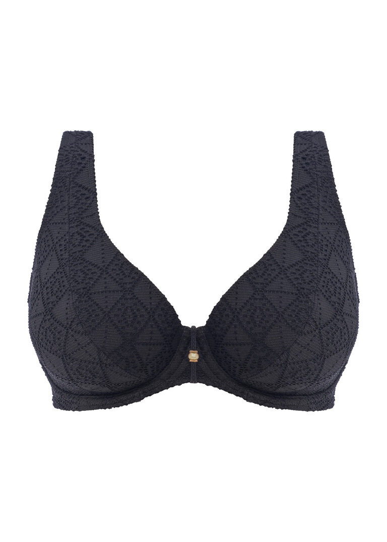 Biustonosz kąpielowy Freya Swim NOMAD NIGHTS AS205413BLK Uw High Apex Bikini Top Black