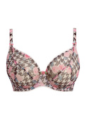 KOMPLET - Bielizna Freya ROSE BLOSSOM Multi AA402402MUI Uw Plunge Bra + AA402450MUI Brief (30F + M)