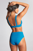 Wysokie figi kąpielowe Panache Swim AURORA SW1755C High Waist Bikini Bottoms Aurora Blue