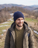 Beanie czapka z wełny merino VARELLA 100% Baby Merino 13 Granatowy
