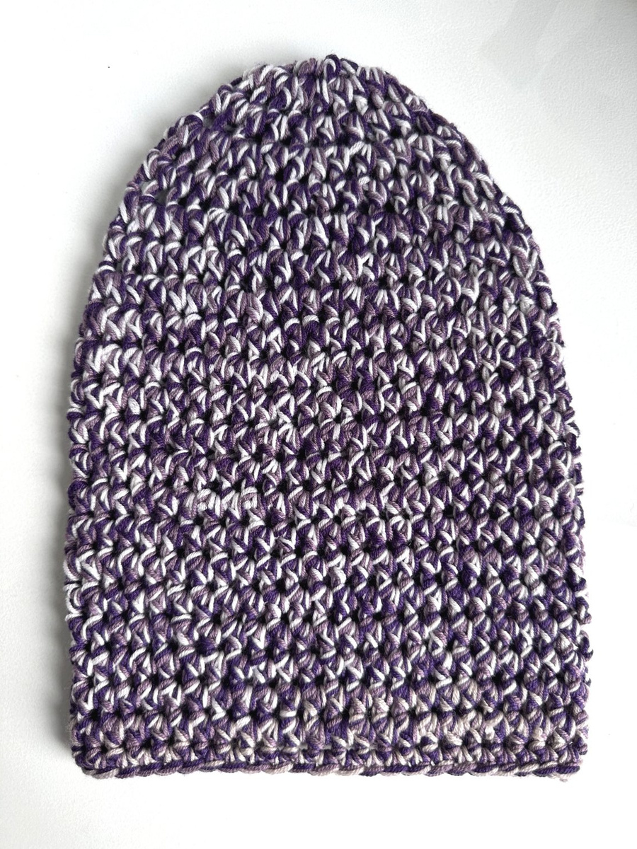 Nitkowe Love – czapka beanie z wełny baby merino 100% multicolor 8, jesienno-zimowa, unisex