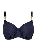 Strój kąpielowy góra Fantasie AZORES FS506601MIH Uw Gathered Full Cup Bikini Top Midnight