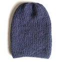 KIARA Beanie-Mütze aus 100% Alpaka 5575 Dunkelblau