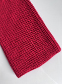 NANA – czapka beanie z wełny merino 100% Baby Merino 16 Czerwony