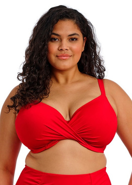 Biustonosz kąpielowy Elomi PLAIN SAILING ES7285LAA Uw Plunge Bikini Top Lava