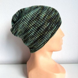 VARELLA 2.0 – czapka z wełny merino beanie Forest Night, cienka przejściowa