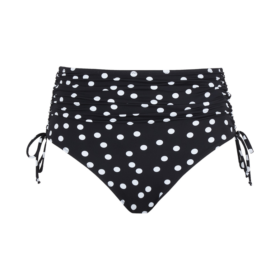 Figi kąpielowe Panache Swim POLKA DOT SW2049 Midi Adjustable Bikini Bottoms Polka Dot Print
