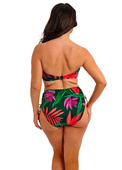 Majtki kąpielowe z wysokim stanem Fantasie PICHOLA FS503978MAG High Waist Bikini Brief Mangrove