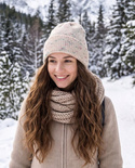 VARELLA Baby Merino Wool Beanie 101 Jagody & Śmietanka zimowa